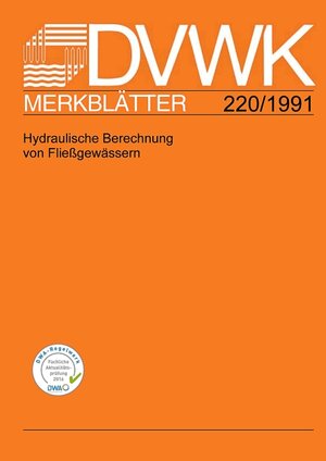 Buchcover DVWK-Merkblatt 224 Methoden und ökologische Auswirkungen der maschinellen Gewässerunterhaltung  | EAN 9783935067706 | ISBN 3-935067-70-4 | ISBN 978-3-935067-70-6
