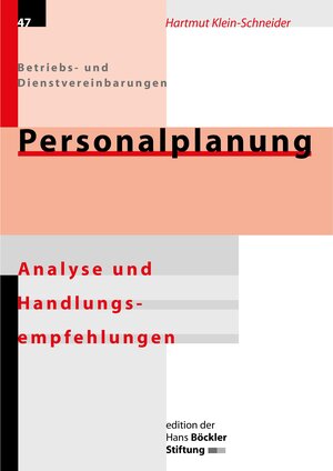 Buchcover Personalplanung | Hartmut Klein-Schneider | EAN 9783935145190 | ISBN 3-935145-19-5 | ISBN 978-3-935145-19-0