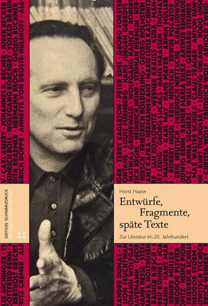 Buchcover Entwürfe, Fragmente, späte Texte | Horst Haase | EAN 9783935194983 | ISBN 3-935194-98-6 | ISBN 978-3-935194-98-3