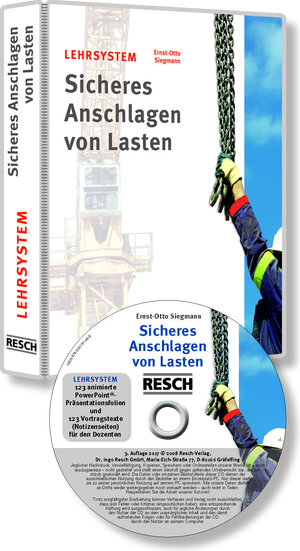 Buchcover Lehrsystem Sicheres Anschlagen von Lasten | Ernst-Otto Siegmann | EAN 9783935197489 | ISBN 3-935197-48-9 | ISBN 978-3-935197-48-9