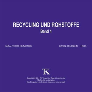 Buchcover Recycling und Rohstoffe, Band 4 - CD  | EAN 9783935317689 | ISBN 3-935317-68-9 | ISBN 978-3-935317-68-9