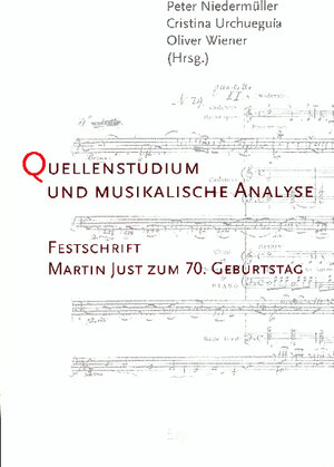 Buchcover Quellenstudium und musikalische Analyse  | EAN 9783935556699 | ISBN 3-935556-69-1 | ISBN 978-3-935556-69-9