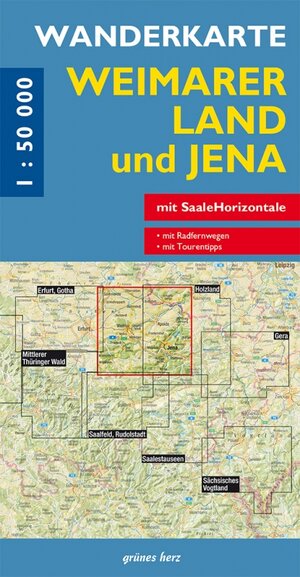 Buchcover Wanderkarte Weimarer Land und Jena  | EAN 9783935621014 | ISBN 3-935621-01-9 | ISBN 978-3-935621-01-4