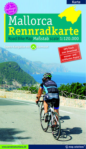 Buchcover Rennradkarte Mallorca  | EAN 9783935806220 | ISBN 3-935806-22-1 | ISBN 978-3-935806-22-0