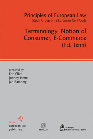 Buchcover Terminology, Notion of Consumer, E-Commerce | Eric Clive | EAN 9783935808699 | ISBN 3-935808-69-0 | ISBN 978-3-935808-69-9