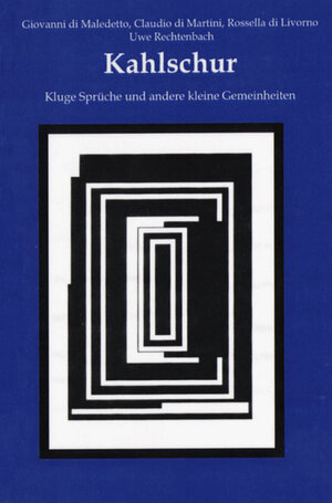 Buchcover Kahlschur | Giovanni DiMaledetto | EAN 9783935842006 | ISBN 3-935842-00-7 | ISBN 978-3-935842-00-6