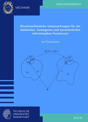 Buchcover Bruchmechanische Untersuchungen für ein elastisches, homogenes und symmetrisches mikromorphes Kontinuum | Jan Frischmann | EAN 9783935868501 | ISBN 3-935868-50-2 | ISBN 978-3-935868-50-1
