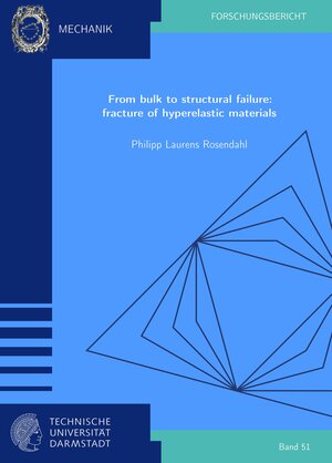 Buchcover From bulk to structural failure: fracture of hyperelastic materials | Philipp Laurens Rosendahl | EAN 9783935868518 | ISBN 3-935868-51-0 | ISBN 978-3-935868-51-8