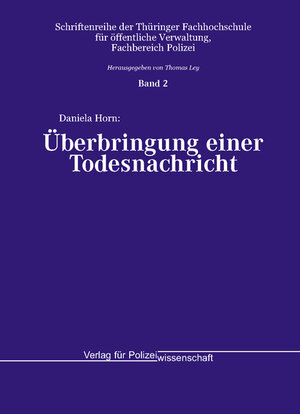 Buchcover Überbringung einer Todesnachricht | Daniela Horn | EAN 9783935979528 | ISBN 3-935979-52-5 | ISBN 978-3-935979-52-8