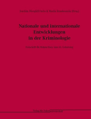 Buchcover Nationale und internationale Entwicklungen in der Kriminologie  | EAN 9783935979924 | ISBN 3-935979-92-4 | ISBN 978-3-935979-92-4