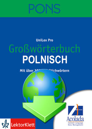 Buchcover PONS Großwörterbuch Polnisch Deutsch-Polnisch / Polnisch-Deutsch | Anna Dargacz | EAN 9783936022285 | ISBN 3-936022-28-3 | ISBN 978-3-936022-28-5