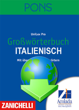 Buchcover PONS Großwörterbuch Italienisch Deutsch-Italienisch / Italienisch-Deutsch | L. Giacoma / S. Kolb | EAN 9783936022292 | ISBN 3-936022-29-1 | ISBN 978-3-936022-29-2