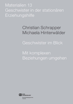 Buchcover Geschwister im Blick. Mit komplexen Beziehungen umgehen  | EAN 9783936085846 | ISBN 3-936085-84-6 | ISBN 978-3-936085-84-6
