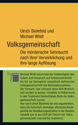 Buchcover Volksgemeinschaft | Ulrich Bielefeld | EAN 9783936096866 | ISBN 3-936096-86-4 | ISBN 978-3-936096-86-6