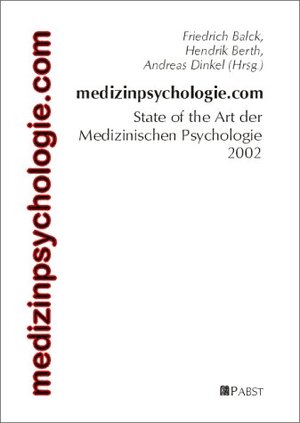 Buchcover medizinpsychologie.com  | EAN 9783936142594 | ISBN 3-936142-59-9 | ISBN 978-3-936142-59-4