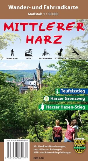 Buchcover Mittlerer Harz  | EAN 9783936185737 | ISBN 3-936185-73-5 | ISBN 978-3-936185-73-7