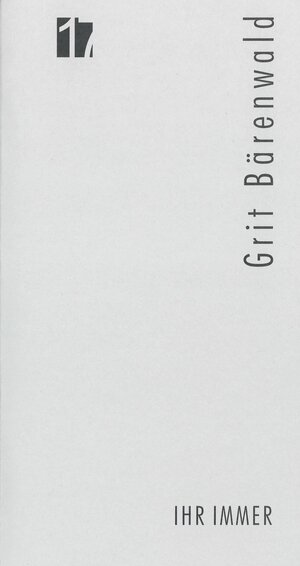 Buchcover Jahresgabe der Literarischen Gesellschaft / Ihr immer | Grit Bärenwald | EAN 9783936305548 | ISBN 3-936305-54-4 | ISBN 978-3-936305-54-8