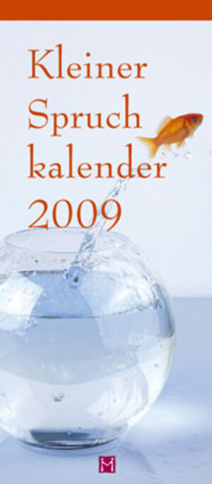 Buchcover Kleiner Spruchkalender 2009  | EAN 9783936317848 | ISBN 3-936317-84-4 | ISBN 978-3-936317-84-8