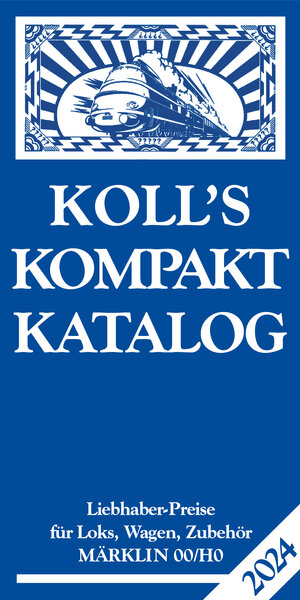 Buchcover Koll's Kompaktkatalog Märklin 00/H0 2024 | Joachim Koll | EAN 9783936339857 | ISBN 3-936339-85-6 | ISBN 978-3-936339-85-7