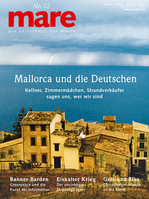 Buchcover mare - Die Zeitschrift der Meere / No. 92 / Mallorca und die Deutschen  | EAN 9783936543872 | ISBN 3-936543-87-9 | ISBN 978-3-936543-87-2
