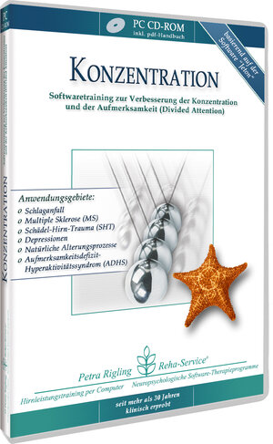 Buchcover Konzentration - Schlaganfall, Schädel-Hirn-Trauma (SHT) und Gehirn-OP | Petra Rigling | EAN 9783936726220 | ISBN 3-936726-22-1 | ISBN 978-3-936726-22-0