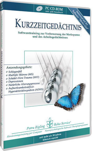 Buchcover Kurzzeitgedächtnis - Schlaganfall, Schädel-Hirn-Trauma (SHT) und Gehirn-OP | Petra Rigling | EAN 9783936726237 | ISBN 3-936726-23-X | ISBN 978-3-936726-23-7