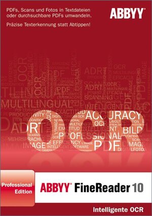 Buchcover ABBYY FineReader Professional Edition Deutsche Version KO  | EAN 9783936731842 | ISBN 3-936731-84-5 | ISBN 978-3-936731-84-2
