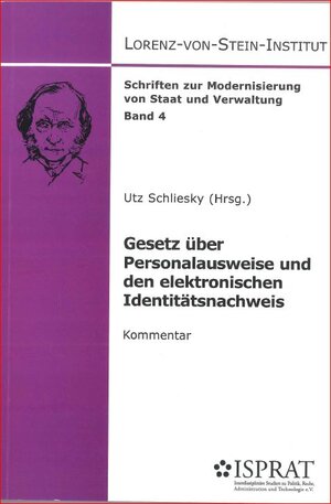 Buchcover Gesetz über Personalausweise und den elektronischen Identitätsnachweis  | EAN 9783936773484 | ISBN 3-936773-48-3 | ISBN 978-3-936773-48-4