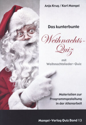 Buchcover Das kunterbunte Weihnachtsquiz mit Weihnachtslieder-Quiz | Anja Krug | EAN 9783936778120 | ISBN 3-936778-12-4 | ISBN 978-3-936778-12-0