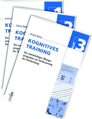 Buchcover Kognitives Training Broschüre. Heft 1-3 | Gisela Baller | EAN 9783936817317 | ISBN 3-936817-31-6 | ISBN 978-3-936817-31-7