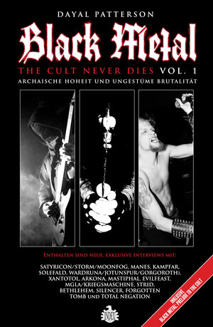 Buchcover Black Metal: The Cult Never Dies Vol. 1 | Dayal Patterson | EAN 9783936878301 | ISBN 3-936878-30-7 | ISBN 978-3-936878-30-1
