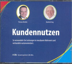 Buchcover Kundennutzen | Thomas Menthe | EAN 9783936904697 | ISBN 3-936904-69-3 | ISBN 978-3-936904-69-7