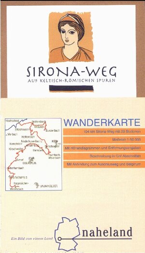 Sirona-Weg Wanderkarte - Auf Keltisch-Römischen Spuren