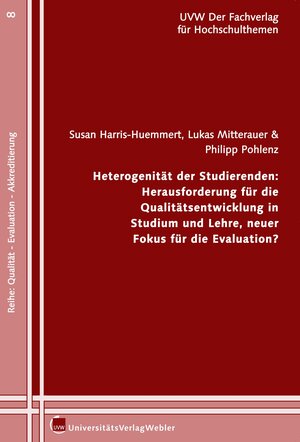 Buchcover Heterogenität der Studierenden: Herausforderung für die Qualitätsentwicklung in Studium und Lehre, neuer Fokus für die Evaluation?  | EAN 9783937026992 | ISBN 3-937026-99-1 | ISBN 978-3-937026-99-2