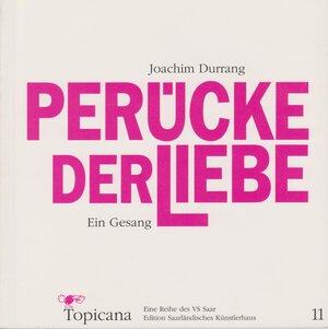 Buchcover Perücke der Liebe | Joachim Durrang | EAN 9783937046112 | ISBN 3-937046-11-9 | ISBN 978-3-937046-11-2
