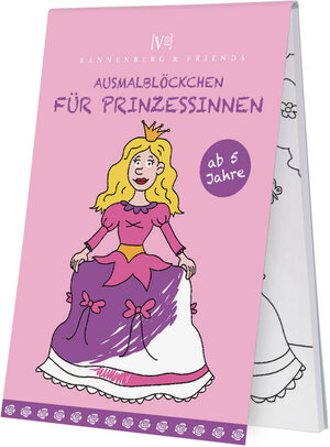 Buchcover Ausmalblöckchen "Prinzessin" | Nastja Holtfreter | EAN 9783937125596 | ISBN 3-937125-59-0 | ISBN 978-3-937125-59-6