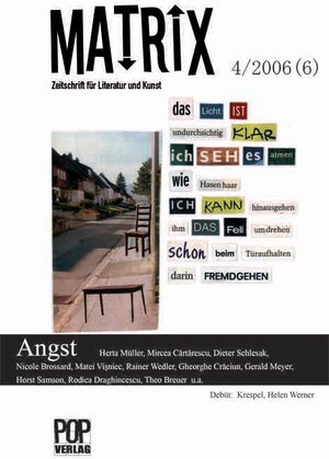 Buchcover MATRIX 4/2006 (6) - Angst  | EAN 9783937139241 | ISBN 3-937139-24-9 | ISBN 978-3-937139-24-1