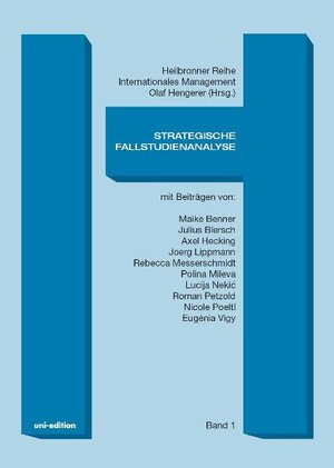 Buchcover Strategische Fallstudienanalyse | EAN 9783937151922 | ISBN 3-937151-92-3 | ISBN 978-3-937151-92-2