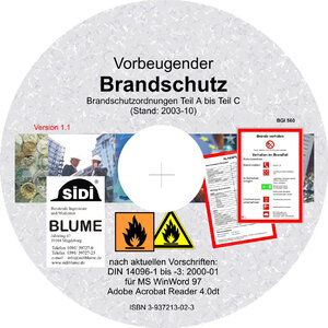 Buchcover Brandschutzordnung - Teil A bis Teil C - CD-ROM | Sven Ritterbusch | EAN 9783937213026 | ISBN 3-937213-02-3 | ISBN 978-3-937213-02-6