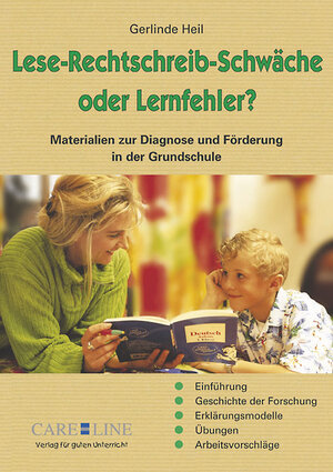 Buchcover Lese-Rechtschreib-Schwäche oder Lernfehler? | Gerlinde Heil | EAN 9783937252018 | ISBN 3-937252-01-0 | ISBN 978-3-937252-01-8