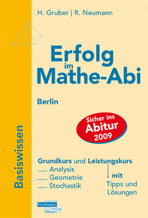 Buchcover Erfolg im Mathe-Abi 2009 Lernpaket RheinlandPfalz | Helmut Gruber | EAN 9783937366739 | ISBN 3-937366-73-3 | ISBN 978-3-937366-73-9