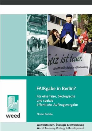 Buchcover FAIRgabe in Berlin? | Florian Butollo | EAN 9783937383552 | ISBN 3-937383-55-7 | ISBN 978-3-937383-55-2