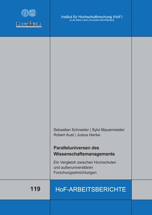 Buchcover Paralleluniversen des Wissenschaftsmanagements | Sebastian Schneider | EAN 9783937573854 | ISBN 3-937573-85-2 | ISBN 978-3-937573-85-4