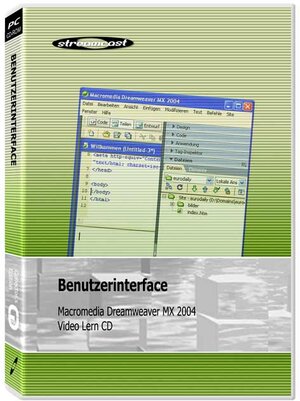 Buchcover Dreamweaver MX2004 -  Benutzerinterface | Shiva Janeiro | EAN 9783937709147 | ISBN 3-937709-14-2 | ISBN 978-3-937709-14-7