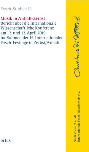 Buchcover Musik in Anhalt-Zerbst  | EAN 9783937788616 | ISBN 3-937788-61-1 | ISBN 978-3-937788-61-6