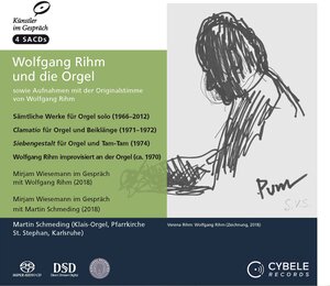 Buchcover Wolfgang Rihm und die Orgel | Wolfgang Rihm | EAN 9783937794228 | ISBN 3-937794-22-0 | ISBN 978-3-937794-22-8