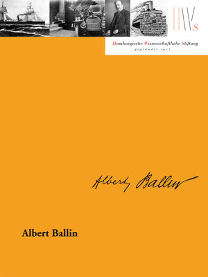 Buchcover Albert Ballin | Johannes Gerhardt | EAN 9783937816678 | ISBN 3-937816-67-4 | ISBN 978-3-937816-67-8