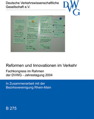 Buchcover Reformen und Innovationen im Verkehr  | EAN 9783937877051 | ISBN 3-937877-05-3 | ISBN 978-3-937877-05-1