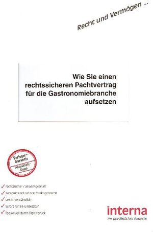 Wie Sie einen rechtssicheren Pachtvertrag für die Gastronomiebranche aufsetzen