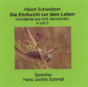 Buchcover Die Ehrfurcht vor dem Leben | Albert Schweitzer | EAN 9783937976099 | ISBN 3-937976-09-4 | ISBN 978-3-937976-09-9